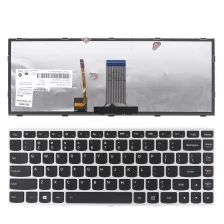 الصين لنا جديد استبدال لوحة المفاتيح لينوفو G40-30 G40-45 G40-70 G40-70M G40-80 G41-35 E41-80 E41-80 كمبيوتر محمول فضية مع الخلفية الصانع