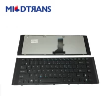 الصين لوحة مفاتيح الكمبيوتر المحمول ل Toshiba A40 اللغة الإنجليزية مع الإطار الصانع