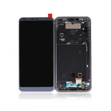 中国 LG G6 LCD触摸屏手机数字化器组件与框架黑/白色 制造商