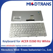 China laptop Keyboard for ACER D260 RU White manufacturer