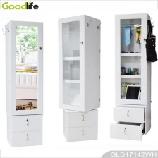 China 360 degree multi-function wooden furniture storage cabinet with photo wall and drawer manufacturer
