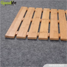 Китай Bamboo mat and pad anti water for shower and bathroom IWS53365 производителя