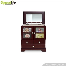 China Cheers beauty furniture antique jewelry box with doors and photo frame manufacturer
