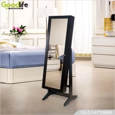 China China furniture MDF panel wooden dressing mirror with jewelry cabinet manufacturer