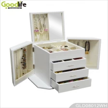 China China fabricante de móveis espelhado caixa de jóias de madeira fabricante