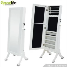 China China móveis fornecedor armário de madeira para a jóia com piso de pé GLD15339 fabricante