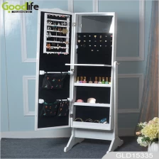 China Delicate craft storage jewelry cabinet with a length mirror GLD15335 manufacturer