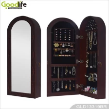 China Dome Full Length Mirror Jewelry Cabinet for Hanging on the Wall GLD13319 manufacturer