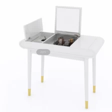 China Dressing storage table with mirror manufacturer