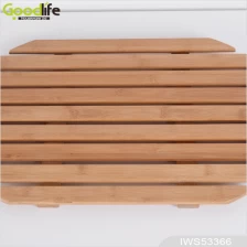 चीन Fangle Teak wooden mat for protect bathing  IWS53366 उत्पादक