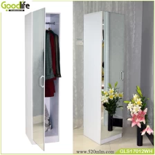 ประเทศจีน Floor  standing  full length mirror clothes cabient  GLS17012 ผู้ผลิต