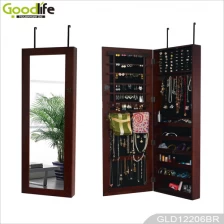 China Wall mounted wooden popular with women jewelry cabinet manufacturer