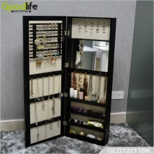 Cina Hang design del cabinet a muro per i gioielli di stoccaggio con specchio all'interno GLD14741 produttore
