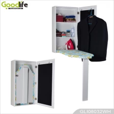 China Ironing board wall mounted ironing board storage cabinet with mirror manufacturer