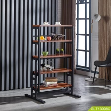 الصين Metal foldable table with five layers for storage living room or outdoor furniture الصانع