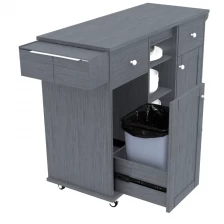 चीन Movable dining table with  dustbin उत्पादक