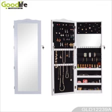 الصين Multi-functional jewelry storage cabinet with full length dressing mirror GLD12239A الصانع