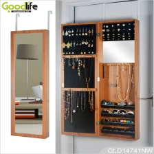 China Over door full length mirrored jewelry armoire GLD14741 manufacturer