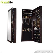China Over the door or wall mounted mirror jewelry cabinet GLD12223 manufacturer