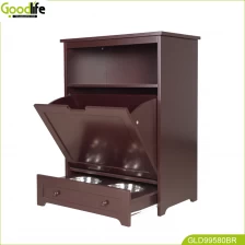 porcelana Pet food storage cabinet with feeding plate storage China supplier fabricante