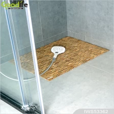 China Product's name New pattern Teak wooden mat to protect bathing IWS53362 Hersteller