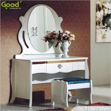 China Resource furniture wooden dressing table mirror with storage function GLT18073 manufacturer