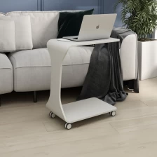 الصين Sample movable  coffee table with wheels الصانع