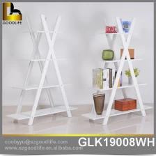 China Save space corner wooden almirah designs corner shelf GLK19008 fabricante