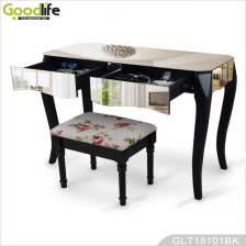 China Solid wood furniture bedroom mirrored vanity dressing table GLT18101 manufacturer
