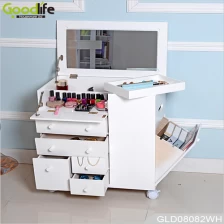 चीन Space-saving makeup cabinet with wheels उत्पादक