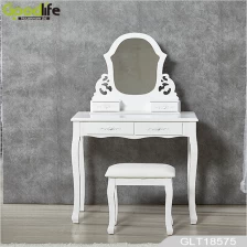 Chine Victoria Dressing Table en bois avec PU Tabouret GLT18068 fabricant