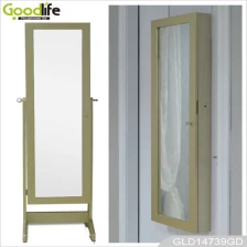 China Wandspiegel und Spiegel Möbel Guangdong Holz Schmuckschrank mit drei Funktionen Hersteller
