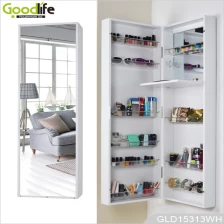China Wall mounted or hanging over the door mirrored makeup cabinet for bedroom bathroom and living room GLD15313 manufacturer