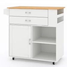 الصين White  multiple  function movable dining table with drawers الصانع