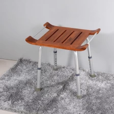 porcelana lifting teak wood bath stool fabricante