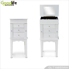 Chine armoire de rangement design populaire des meubles en bois bijoux en bois armoire fabricant