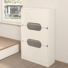 Chiny three layers buckets  shoe cabinet with glass producent