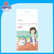 China 2pcs Adult Disposable Vomit/Urine Bag for Advertising manufacturer