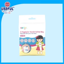 중국 3pcs 어린이 일회용 구토 / 소변 가방 광고 제조업체