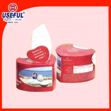 porcelana Heart Shape Box Tissue para Premium fabricante