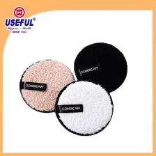 China Reusable Makeup Remover Pad with Piping for Premium Gift manufacturer