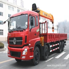 China Brand new Dongfeng 16ton 8x4 lança telescópica montado caminhão guindaste do caminhão com guindaste para venda fabricante
