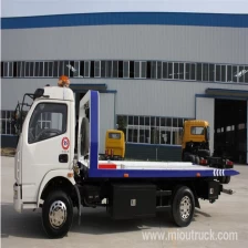 Tsina China high quality dongfeng 4x2 rollaway tow truck wrecker 120hp for rescuing broken cars for sale Manufacturer