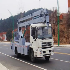China DFAC 170hp 4x2 kenderaan kerja tanah tinggi pengilang