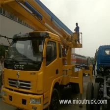 China DFAC 4 * 2 Single Cab Aerial Platform Truck, High Truck Kerja pengilang
