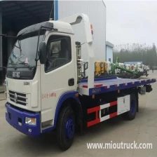 China Donfgeng Road recovery vehicle tow wrecker car carrier truck for sale pengilang