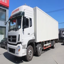 Tsina Dong feng 245hp 6X2 Van Cargo Box Lorry Truck Manufacturer