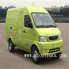 China DongFeng 4 * 2 van elektrik tulen kargo lori untuk dijual pengilang