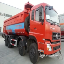 China DongFeng 8 x 4 12 wheeler longgokan trak dan lori tipper pengilang