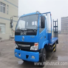 China Dongfeng 4 * 2 pembawa kereta flatbed trak payloading 10 tan pengilang